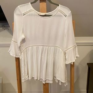 Altar’d State White Blouse size XS / Small NWOT